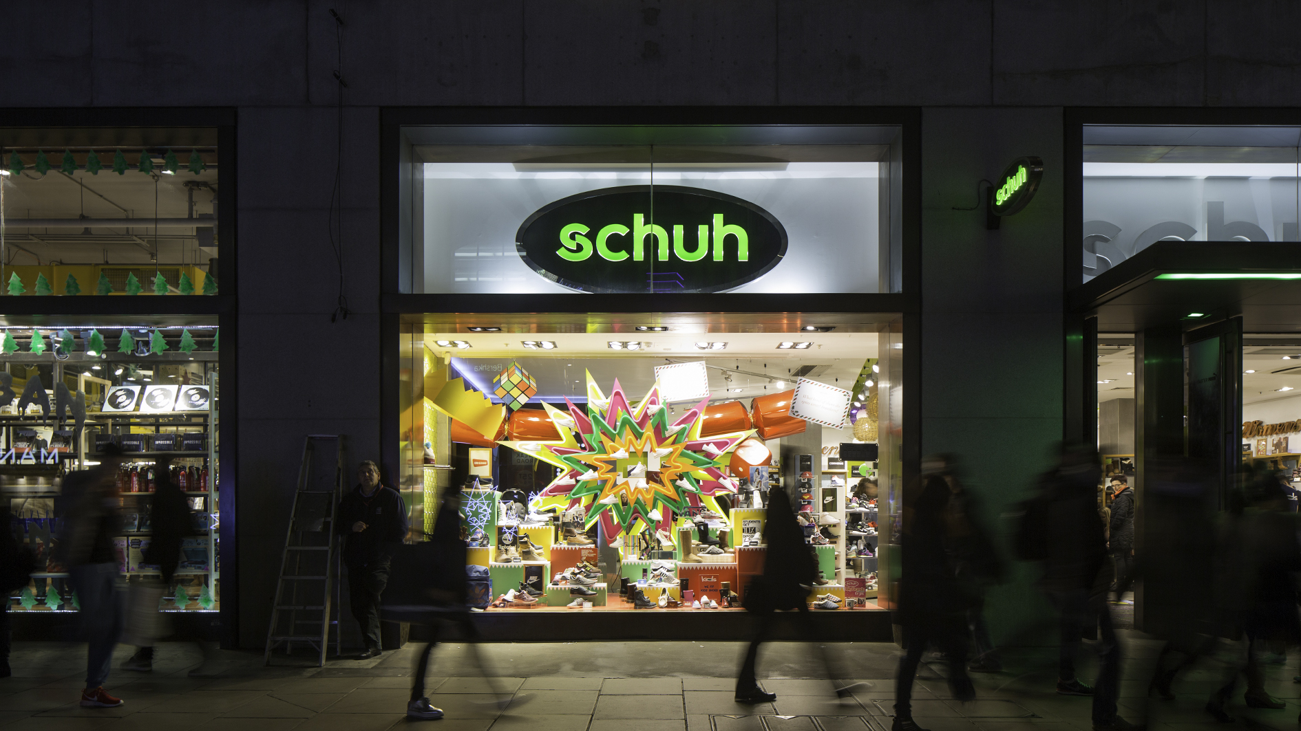Project: Schuh - Retail - Christmas Window - Oxford Street